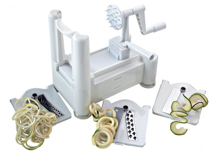 PADERNO SPIRALIZER AFFETTA GRATTUGIA SPAGHETTI TAGLIA VERDURE 49827-99